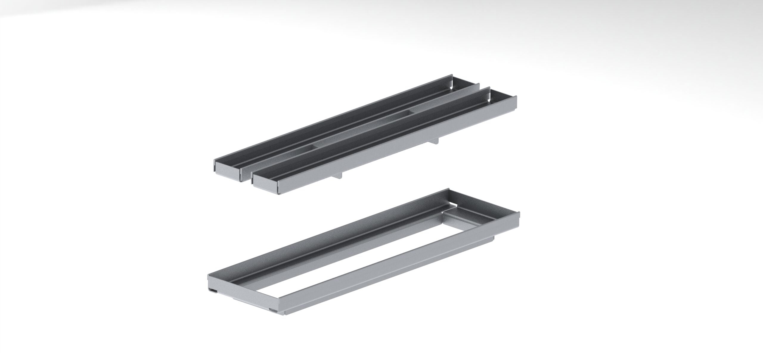 Registro SLOT BASE DN100 de acero galvanizado